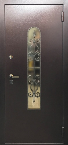 Кованая металлическая дверь ДМК-09