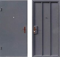 Металлическая дверь без отделки